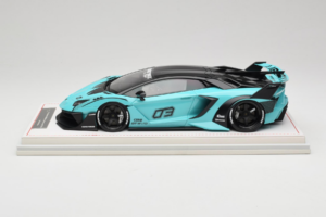Lamborghini Aventador Liberty Walk LB-Silhouette WORKS GT Evo Mätovo Zelený IVY 1:18 REMC001 Živica