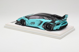 Lamborghini Aventador Liberty Walk LB-Silhouette WORKS GT Evo Mätovo Zelený IVY 1:18 REMC001 Živica – obrázok 5 z 7