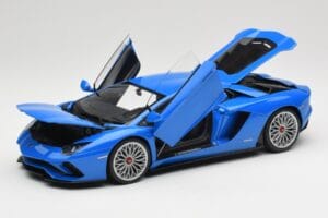 Lamborghini Aventador S LP740-4 Blue Nila AUTOart 1:18 79134 Kov – obrázok 2 z 8