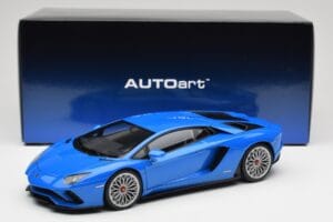 Lamborghini Aventador S LP740-4 Blue Nila AUTOart 1:18 79134 Kov – obrázok 8 z 8