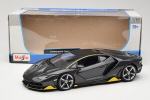 Lamborghini Centenario Šedý Maisto 1:18 31386-M1 Kov – obrázok 8 z 8