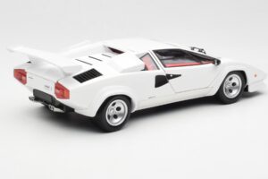 Lamborghini Countach LP500S Biely Kyosho 1:18 08320E Kov – obrázok 3 z 8