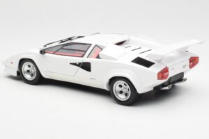 Lamborghini Countach LP500S Biely Kyosho 1:18 08320E Kov – obrázok 7 z 8