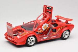 Lamborghini Countach Červený Bburago 1:18 3047 Kov – obrázok 2 z 8