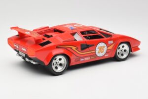 Lamborghini Countach Červený Bburago 1:18 3047 Kov – obrázok 3 z 8