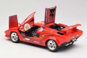 Lamborghini Countach Červený Bburago 1:18 3047 Kov – obrázok 5 z 8