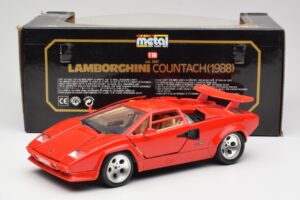 Lamborghini Countach Červený Bburago 1:18 3047-M1 Kov – obrázok 8 z 8