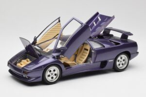 Lamborghini Diablo Fialový Maisto 1:18 3028 Kov – obrázok 2 z 8
