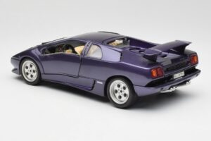 Lamborghini Diablo Fialový Maisto 1:18 3028 Kov – obrázok 7 z 8