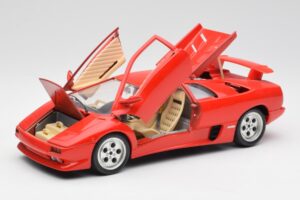 Lamborghini Diablo Červený Bburago 1:18 3028-M1 Kov – obrázok 2 z 8