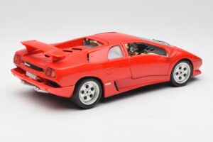 Lamborghini Diablo Červený Bburago 1:18 3028-M1 Kov – obrázok 3 z 8