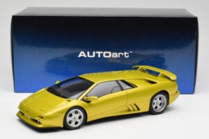 Lamborghini Diablo SE30 Anniversary Edition Žltý Spyder AUTOart 1:18 79157 Kov – obrázok 8 z 8