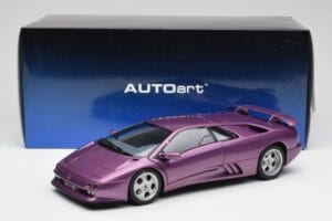 Lamborghini Diablo SE30 Anniversary Edition Metalická Fialová AUTOart 1:18 79158 Kov – obrázok 8 z 8