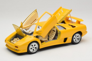 Lamborghini Diablo Žltý Bburago 1:18 3041-M2 Kov – obrázok 2 z 8