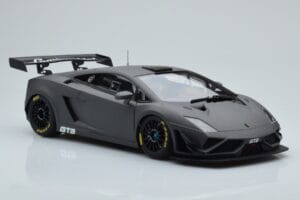 Lamborghini Gallardo GT3 FL2 Tmavo Šedý AUTOart 1:18 81360 Kov – obrázok 6 z 8