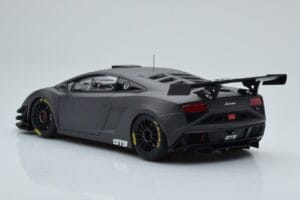 Lamborghini Gallardo GT3 FL2 Tmavo Šedý AUTOart 1:18 81360 Kov – obrázok 7 z 8