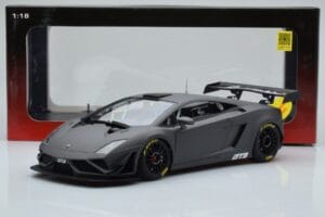Lamborghini Gallardo GT3 FL2 Tmavo Šedý AUTOart 1:18 81360 Kov – obrázok 8 z 8