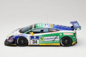Lamborghini Gallardo LP600+ GT3 Reiter Engineering #34 H-J. Stuck / D. Rostek ADAC 24 Hours Nurburgring 2011 Minichamps 1:18  – obrázok 3 z 6