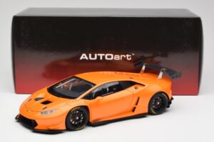 Lamborghini Huracan LP620-2 Super Trofeo Arancio Borealis Pearl Effect Oranžový AUTOart 1:18 81558 Kov – obrázok 8 z 8