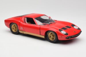 Lamborghini Miura Červený Anson 1:18 30302 Kov – obrázok 6 z 8