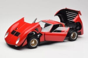 Lamborghini Miura SVR Červený & Čierny Kyosho 1:18 08319R Kov – obrázok 2 z 8