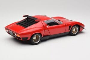 Lamborghini Miura SVR Červený & Čierny Kyosho 1:18 08319R Kov – obrázok 3 z 8
