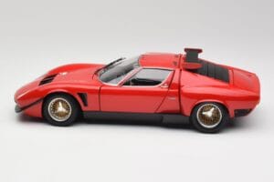 Lamborghini Miura SVR Červený & Čierny Kyosho 1:18 08319R Kov – obrázok 4 z 8