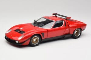 Lamborghini Miura SVR Červený & Čierny Kyosho 1:18 08319R Kov