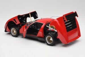 Lamborghini Miura SVR Červený & Čierny Kyosho 1:18 08319R Kov – obrázok 5 z 8
