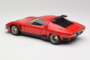 Lamborghini Miura SVR Červený & Čierny Kyosho 1:18 08319R Kov – obrázok 7 z 8