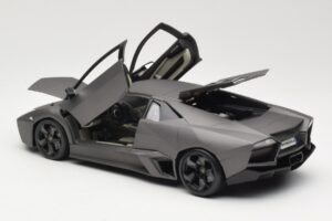 Lamborghini Reventon Matte Grey Bburago 1:18 18-11029 Kov – obrázok 5 z 8