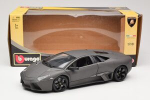 Lamborghini Reventon Matte Grey Bburago 1:18 18-11029 Kov – obrázok 8 z 8