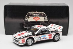 Lancia 037 #1 G. Cunico / E. Bartolich Targa Florio Winner 1983 Kyosho 1:18 08302H Kov – obrázok 8 z 8