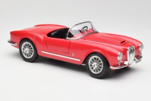 Lancia Aurelia B24 Spider Červený Bburago 1:18 3010 Kov – obrázok 6 z 8