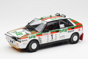 Lancia Delta HF 4WD #1 D. Cerrato Totip Rally Targa Florio 1987 Kyosho 1:18 08960C Kov