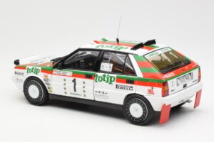 Lancia Delta HF 4WD #1 D. Cerrato Totip Rally Targa Florio 1987 Kyosho 1:18 08960C Kov – obrázok 7 z 8