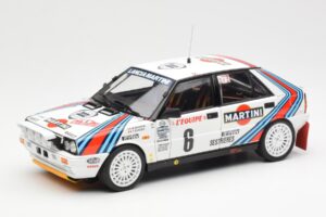 Lancia Delta HF 4WD #6 M. Biasion / T. Siviero Martini Rally Monte Carlo 1987 Kyosho 1:18 08960A Kov