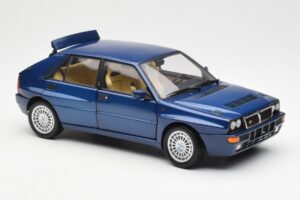 Lancia Delta HF Integrale Evo II Modrý Kyosho 1:18 08341BL Kov – obrázok 6 z 8