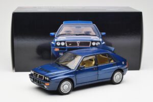 Lancia Delta HF Integrale Evo II Modrý Kyosho 1:18 08341BL Kov – obrázok 8 z 8