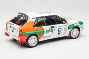 Lancia Delta HF Integrale Evo II Totip #5 A. Aghini / S. Farnocchia Rally Monte Carlo 1993 Kyosho 1:18 08348F Kov – obrázok 3 z 8