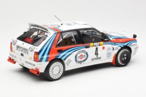 Lancia Delta HF Integrale Evo Martini #4 D. Auriol / B. Occelli Winner Rally Monte Carlo 1992 Kyosho 1:18 08348A Kov – obrázok 3 z 8