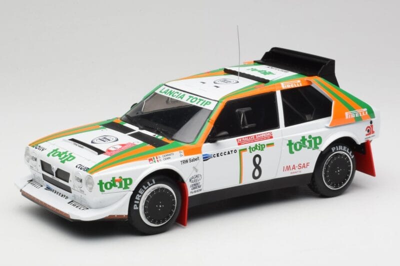 Lancia Delta S4 #8 D. Cerrato / G. Cerri Rally San Remo 1986 IXO 1:18 18RMC133 Kov