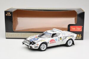 Lancia Stratos HF #2 Jolly Club A. Fassina / M. Mannini Rally Sanremo 1979 Sun Star 1:18 4510 Kov – obrázok 6 z 6
