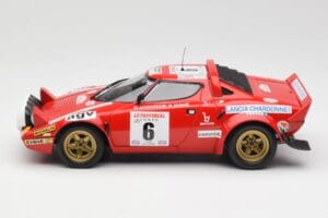 Lancia Stratos HF #6 B. Darniche / A. Mahé Winners Tour de France Automobile 1975 Minichamps 1:18 155751706 Kov – obrázok 3 z 6