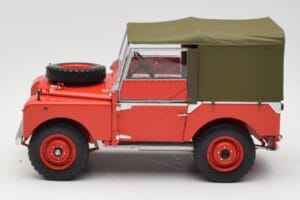 Land Rover 88 Series I Červený Minichamps 1:18 150168910 Kov – obrázok 4 z 8