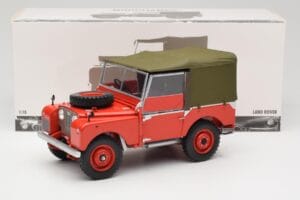 Land Rover 88 Series I Červený Minichamps 1:18 150168910 Kov – obrázok 8 z 8
