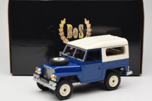 Land Rover Lightweight Series III Tmavo Modrý BoS Models 1:18 BOS382 Živica – obrázok 6 z 6