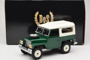 Land Rover Lightweight Series III Hard Top Tmavo Zelený BoS Models 1:18 BOS355 Živica – obrázok 6 z 6