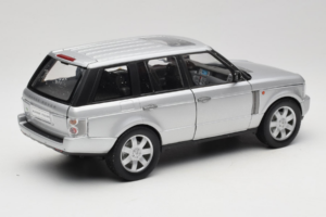 Land Rover Range Rover L322 Strieborný Welly 1:18 12536W Kov – obrázok 3 z 8