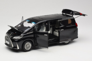 Lexus LM300h Čierny Kyosho 1:18 08963BK Kov – obrázok 2 z 8